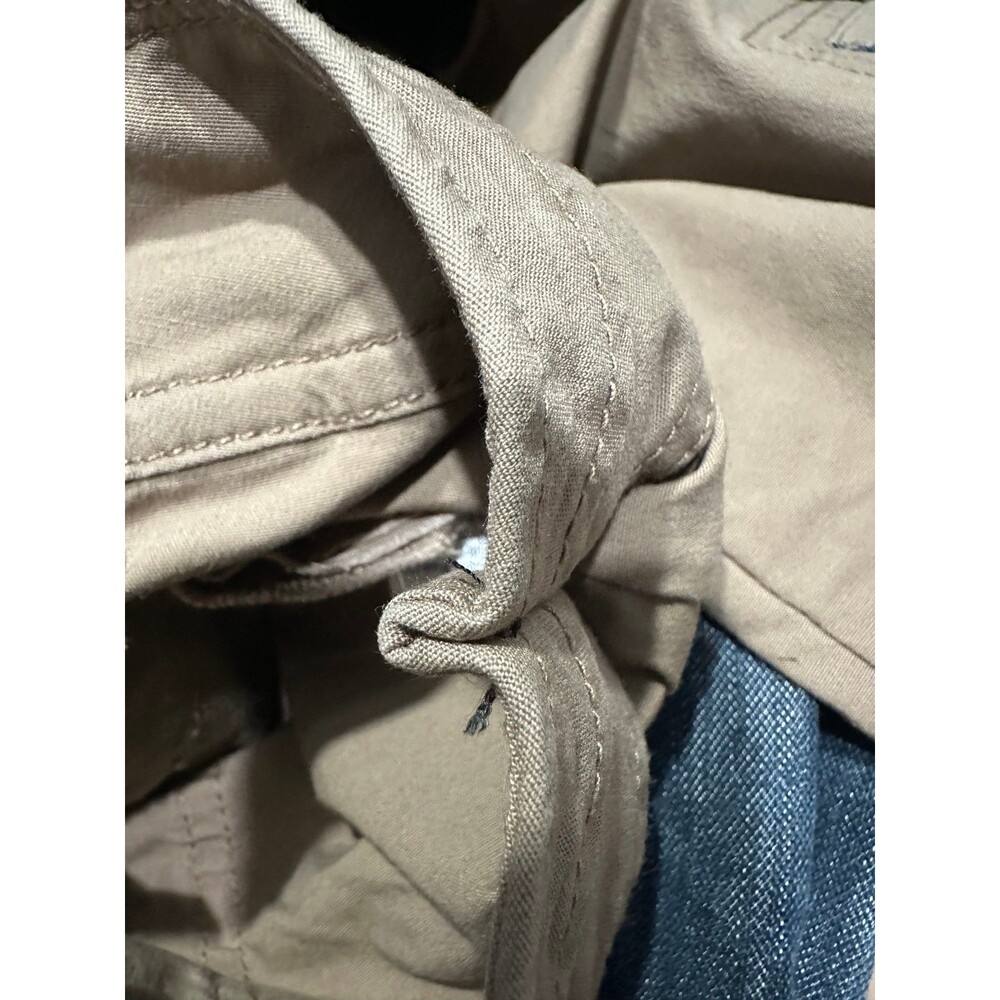 Coldwater Creek Women's Multi-Pockets Cropped Drawstring Hem Cargo Pants P4 - Picture 7 of 8